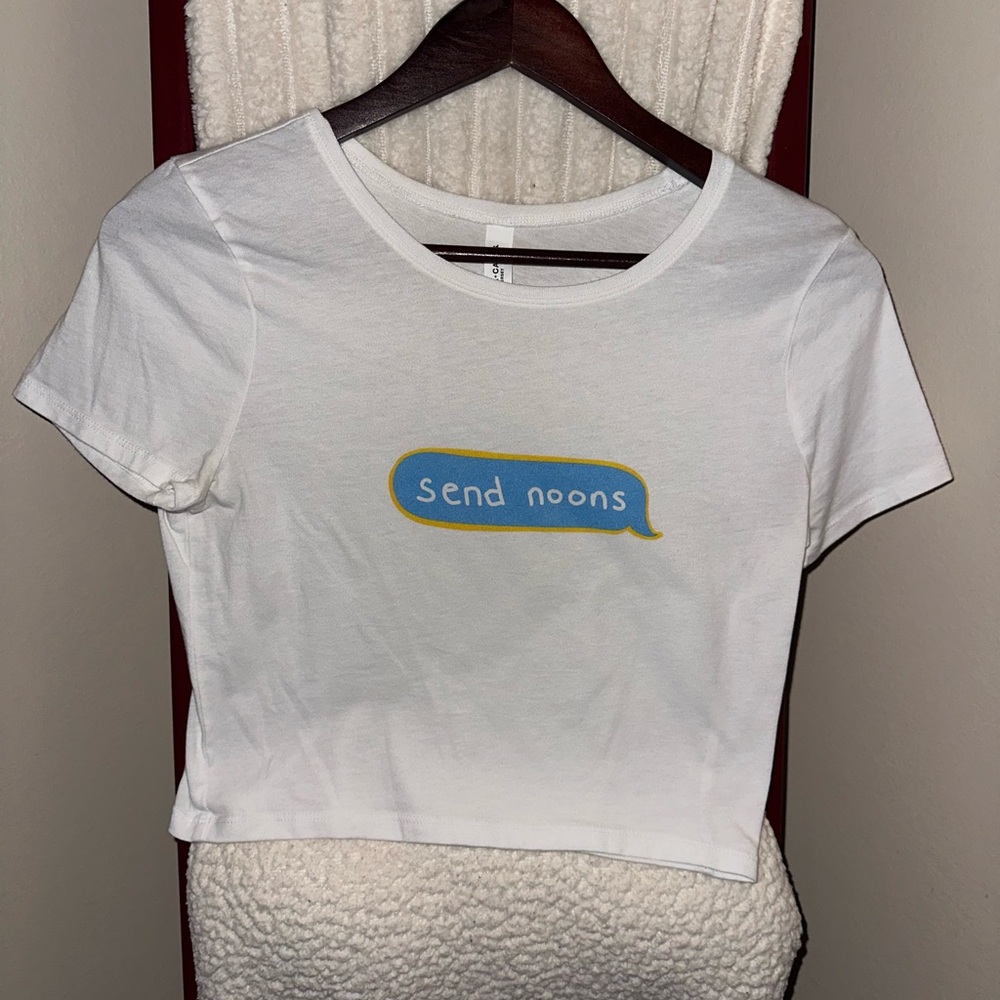 ‘Send Noons’ Crop Top